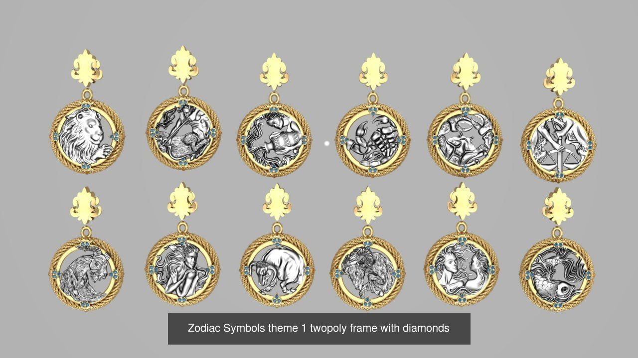 Zodiac symbols collection _4