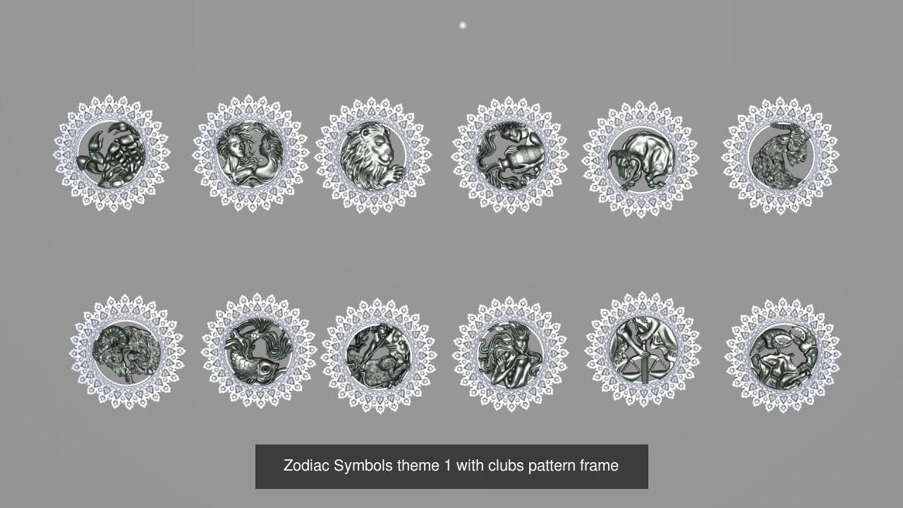 Zodiac symbols collection _9