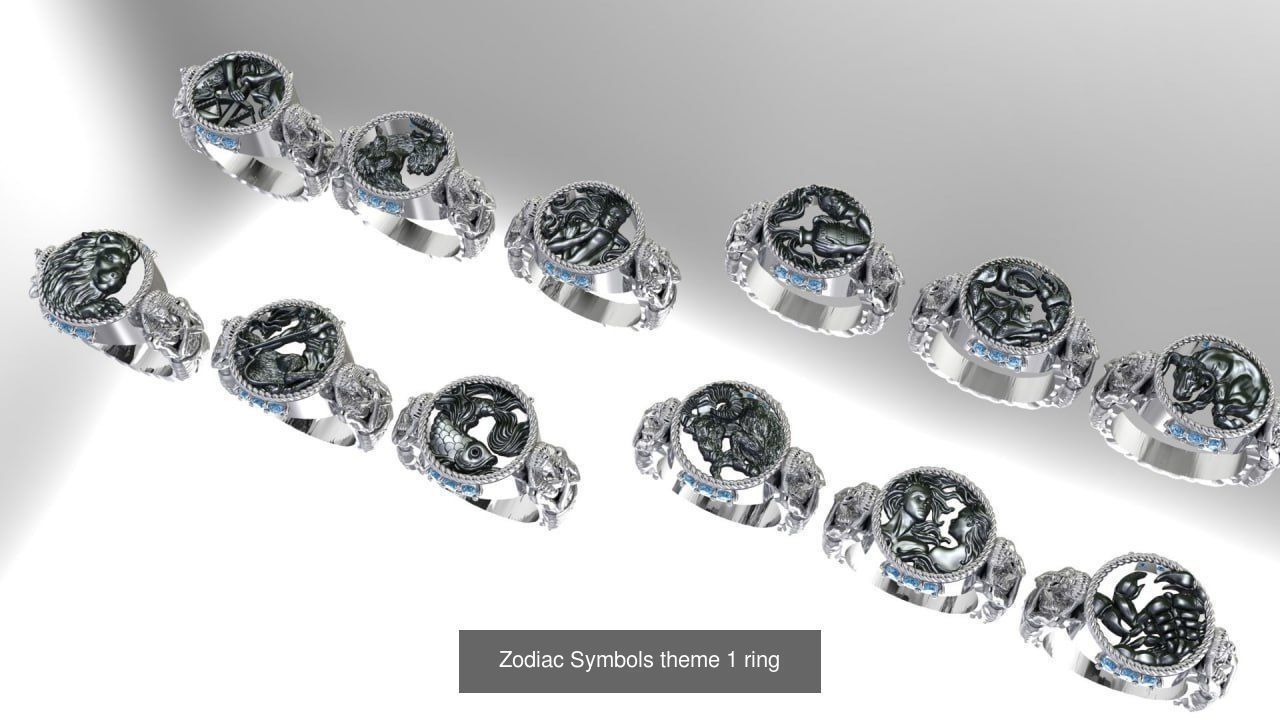 Zodiac symbols collection _12