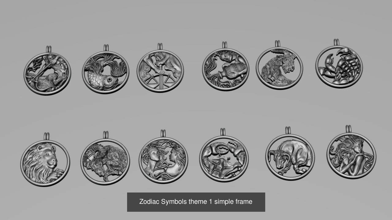Zodiac symbols collection _7