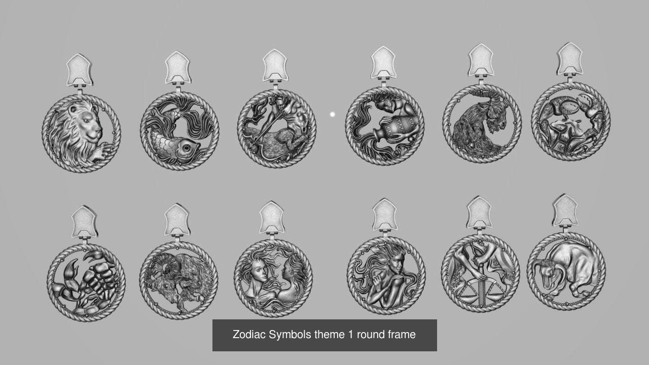 Zodiac symbols collection _2