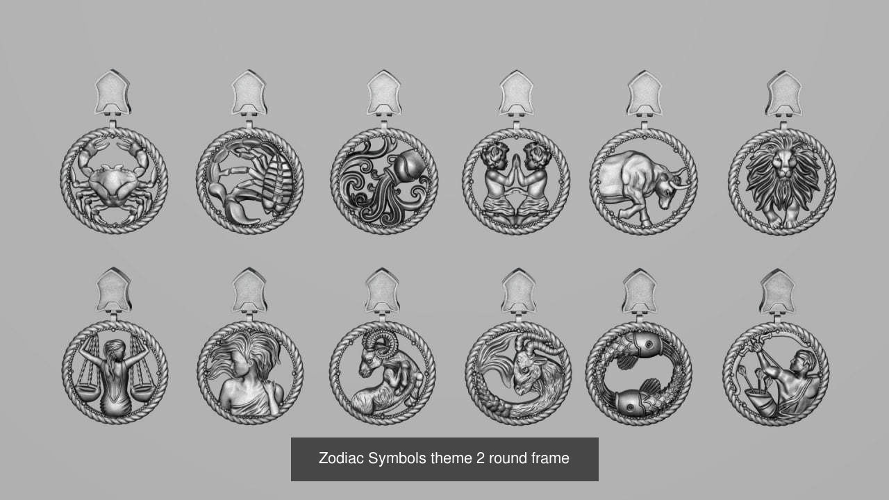 Zodiac symbols collection _3
