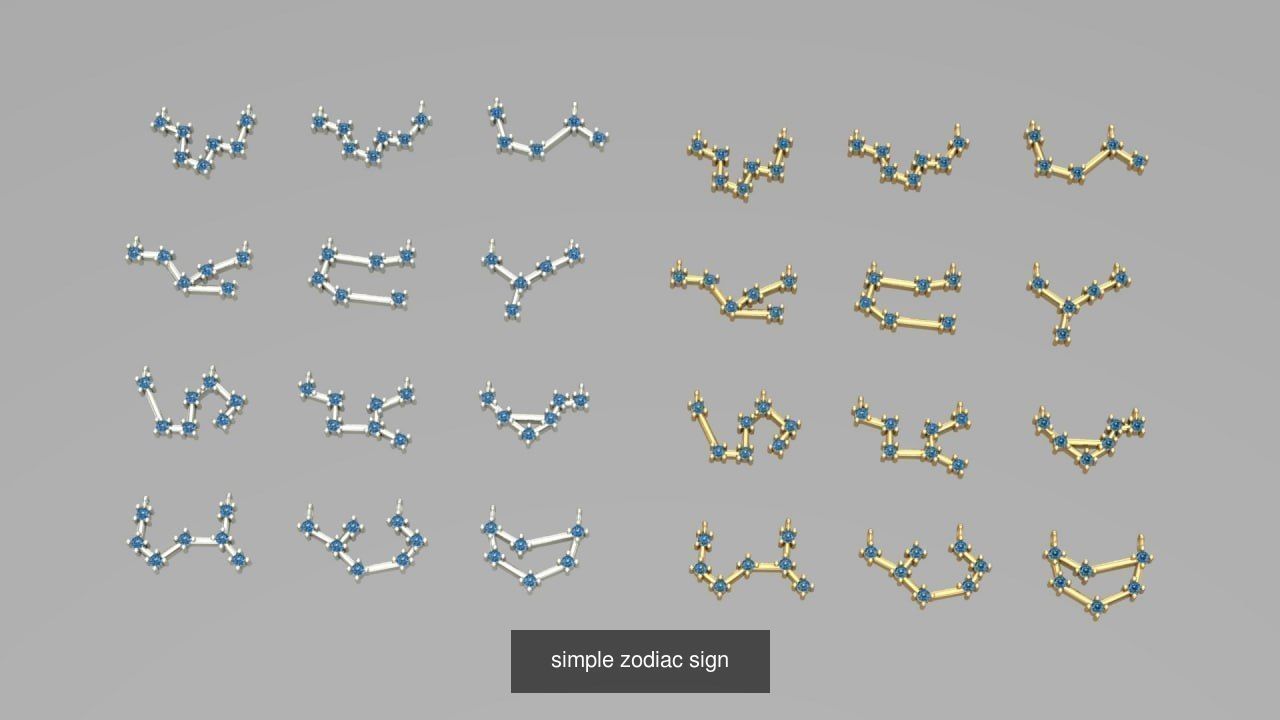 Zodiac symbols collection _1
