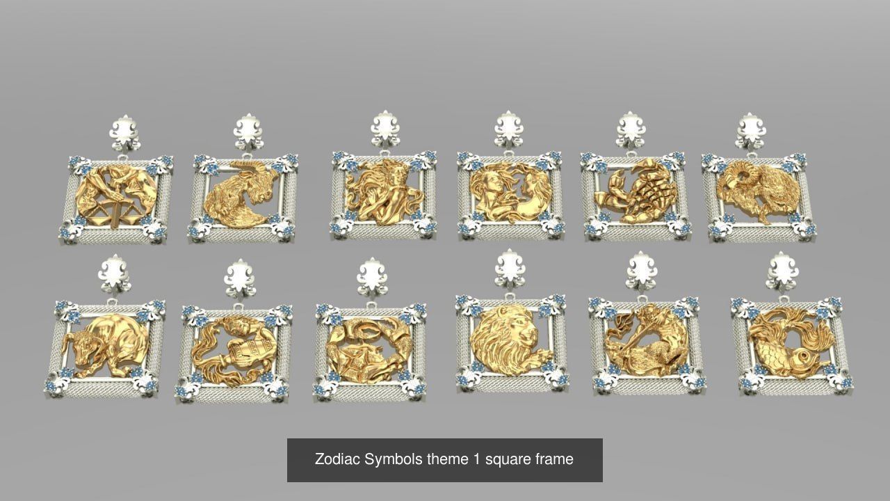 Zodiac symbols collection _6
