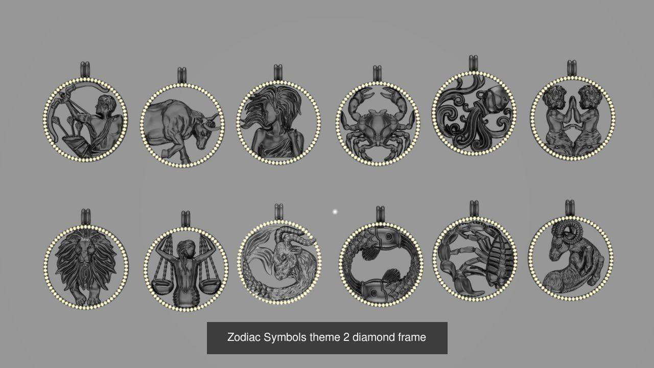 Zodiac symbols collection _11