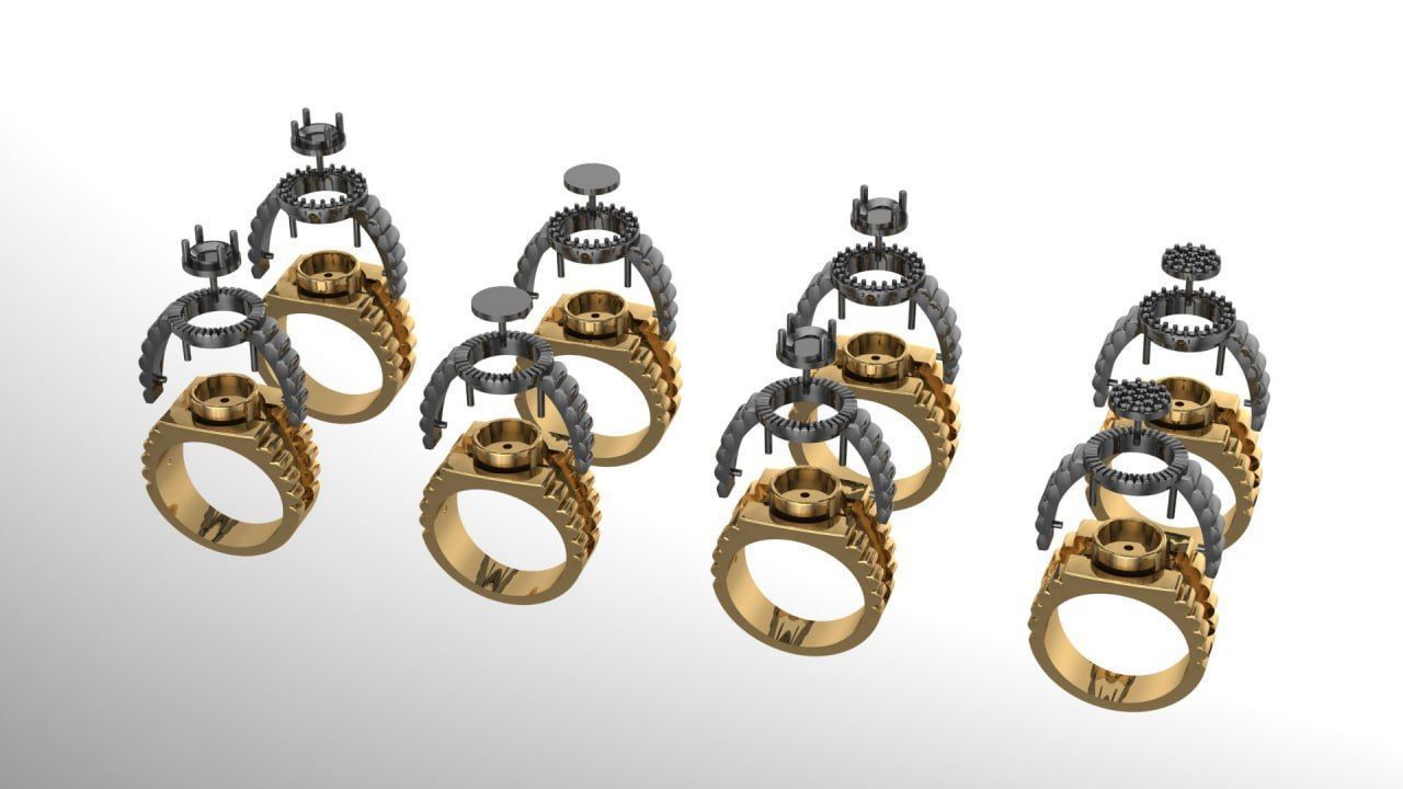 8 variation of rolex design new style 3D print model_3