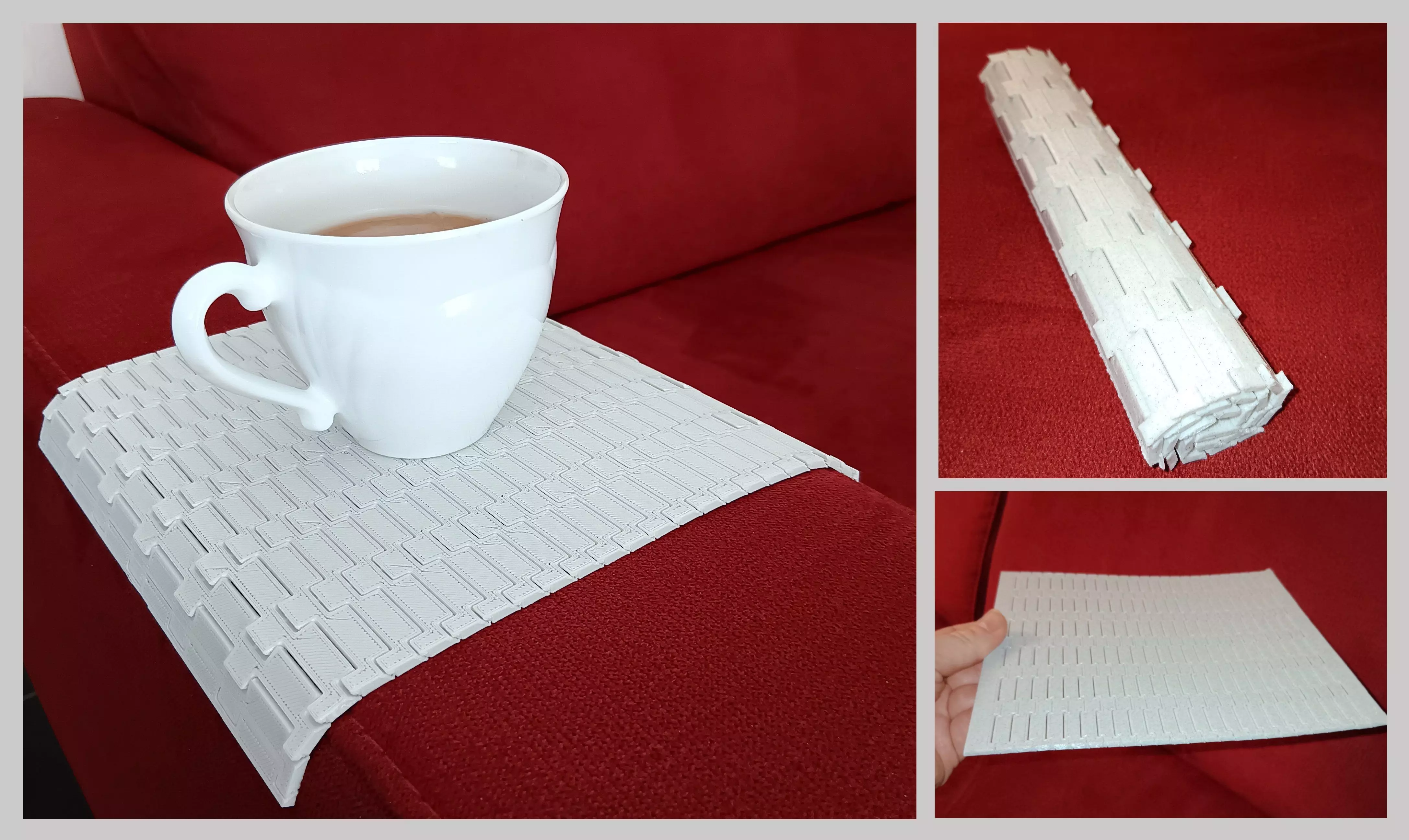 Foldable Couch Tray Sofa Table 3D print model_0