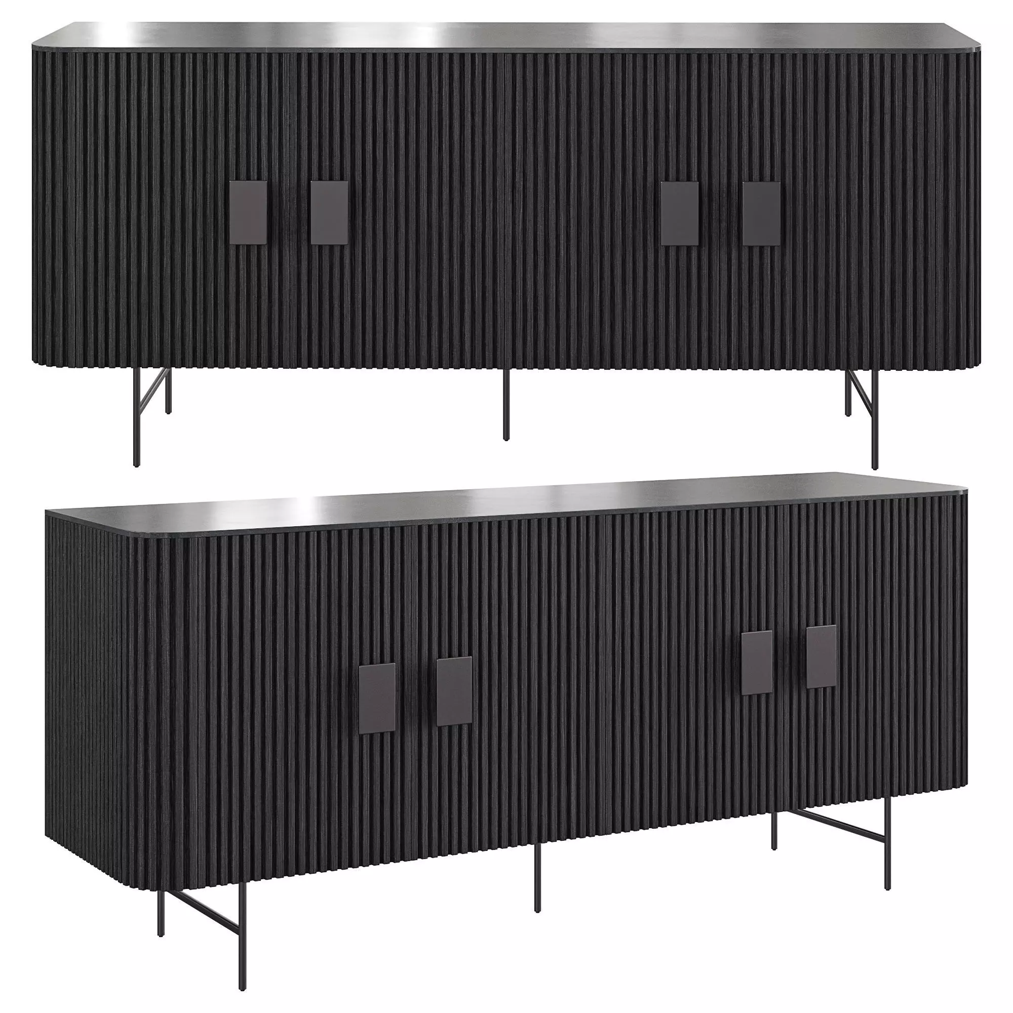 Four Hands Estevez Console 3D model_0