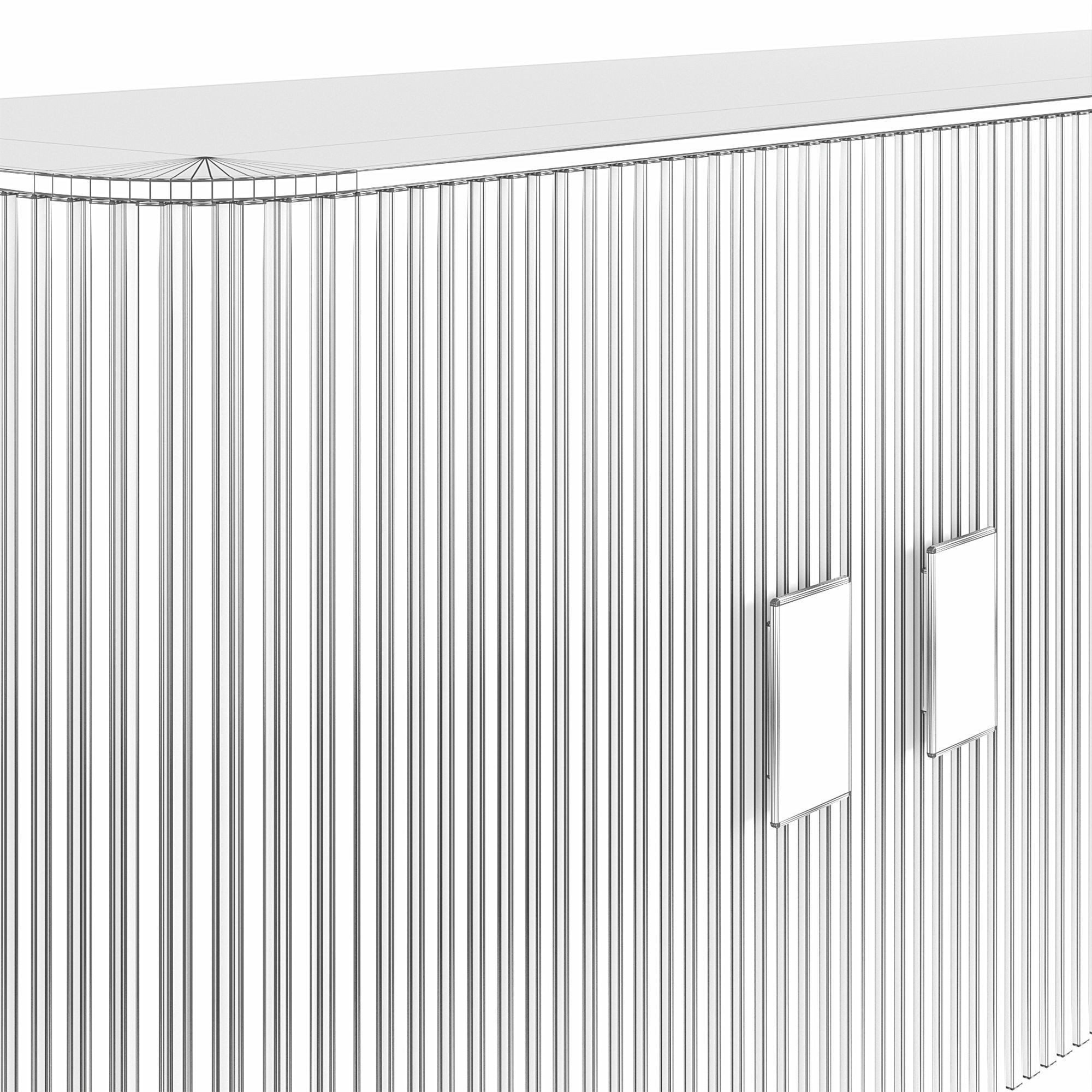 Four Hands Estevez Console 3D model_5