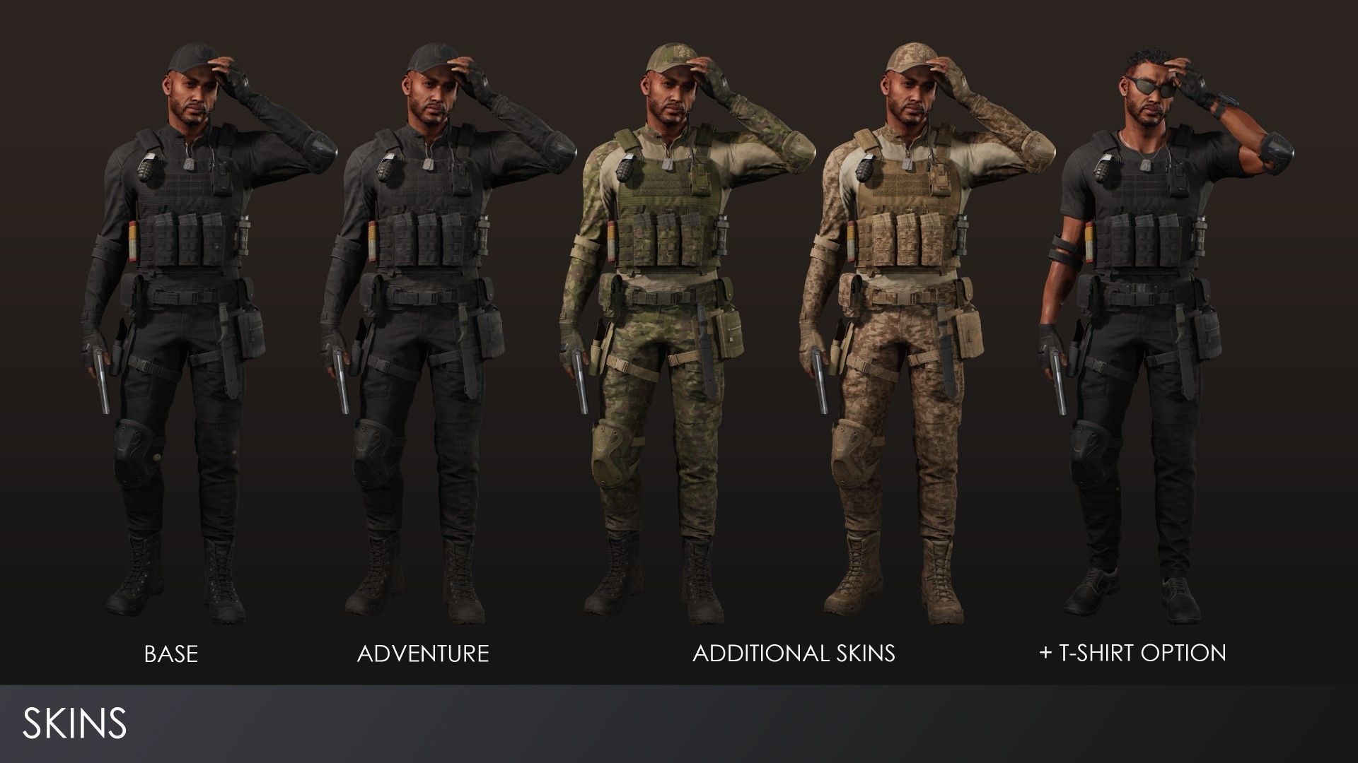 Adventure Characters Pack2- Survival Survivor RPG Shooter Action Low-poly 3D model_11