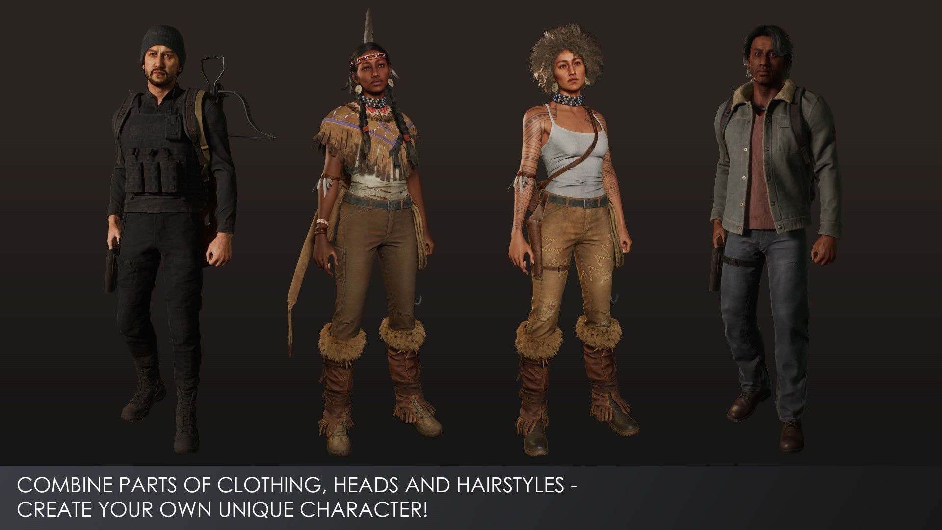 Adventure Characters Pack2- Survival Survivor RPG Shooter Action Low-poly 3D model_21