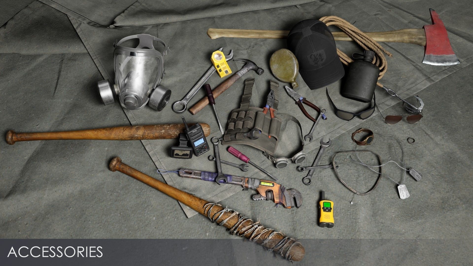 Adventure Characters Pack2- Survival Survivor RPG Shooter Action Low-poly 3D model_17