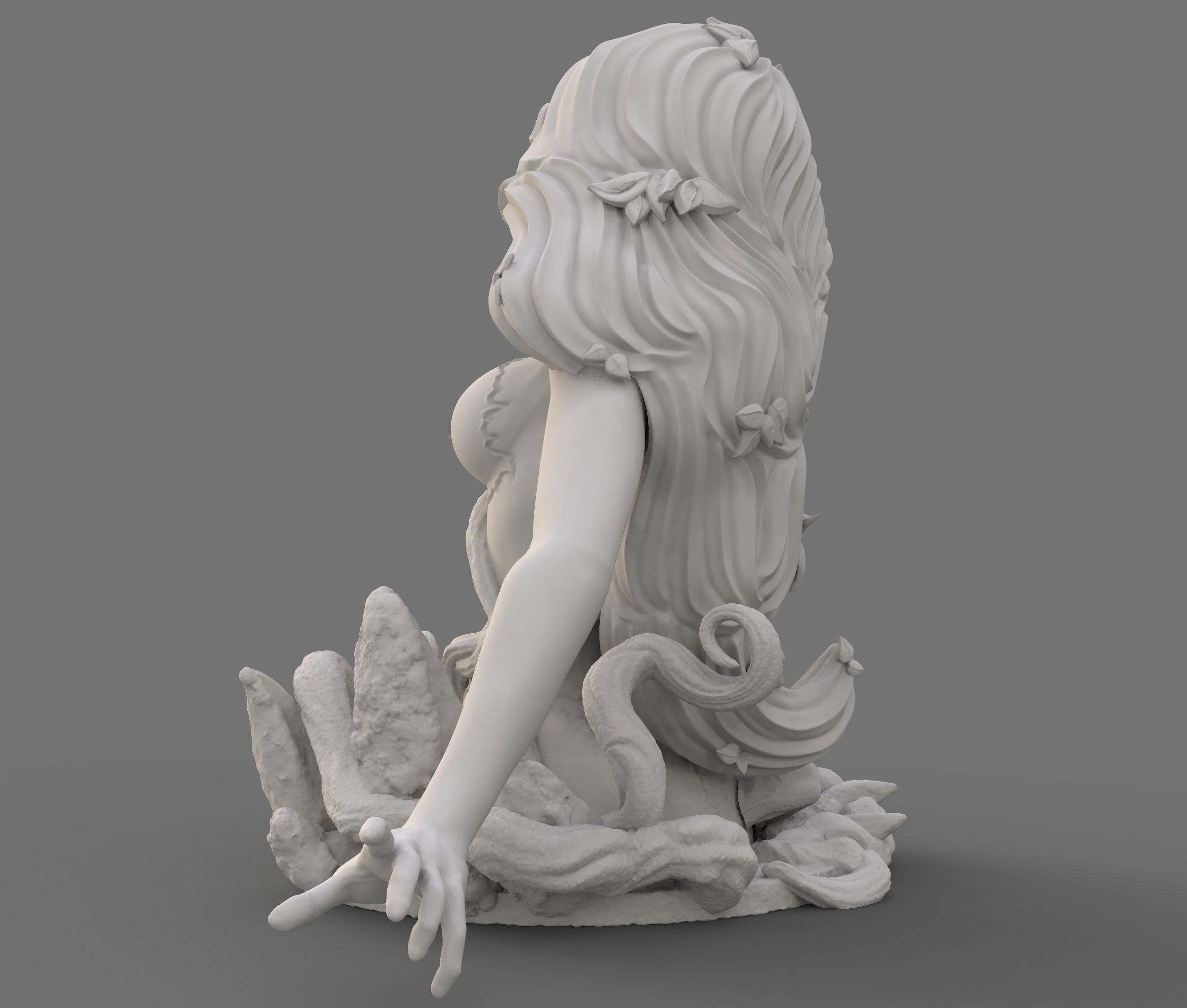 Poison Ivy Uma Thurman fanarts DC COmics 3d printing by CG Pyro 3D print model_14