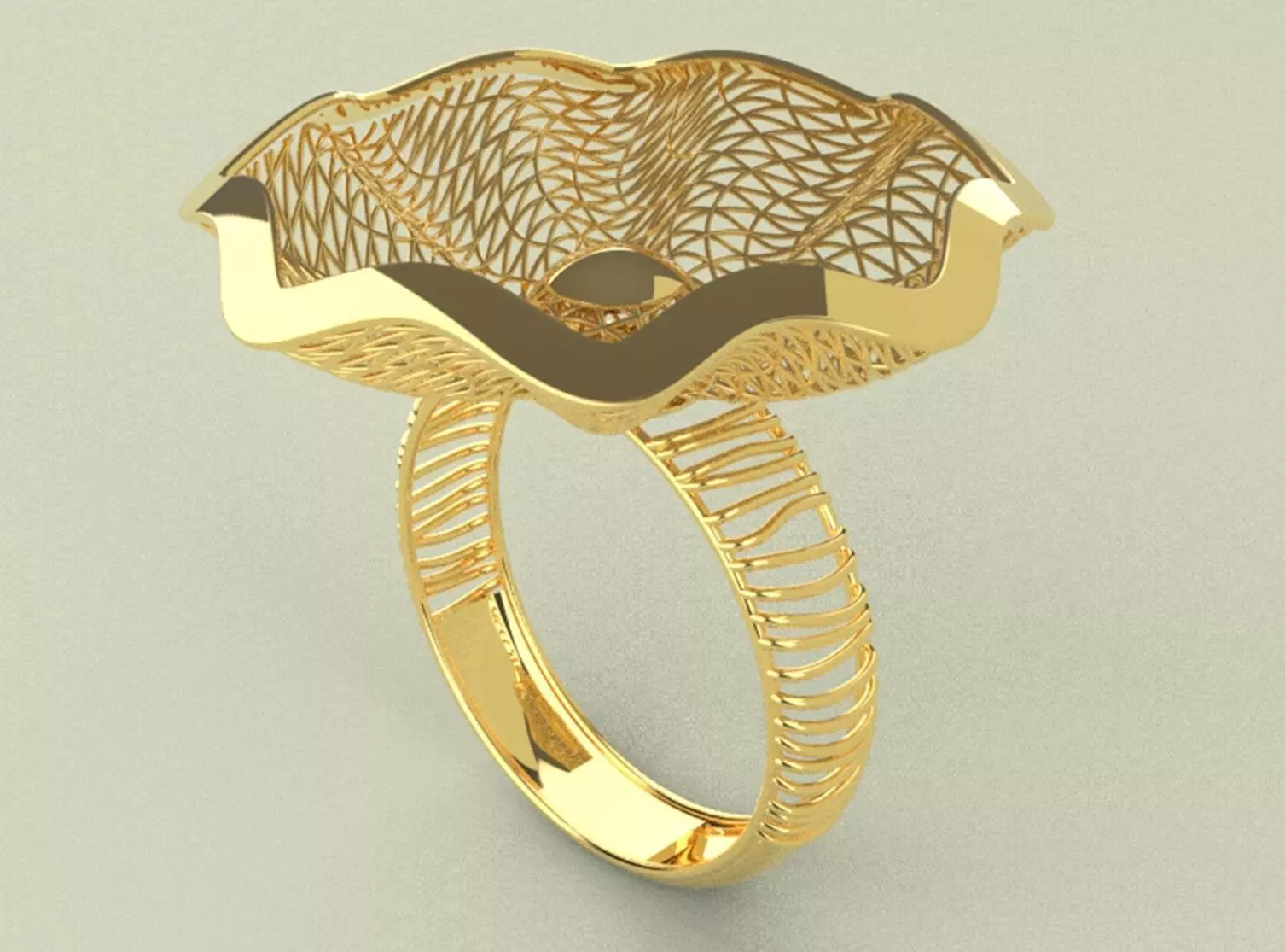 flower ring  Free 3D print model_0