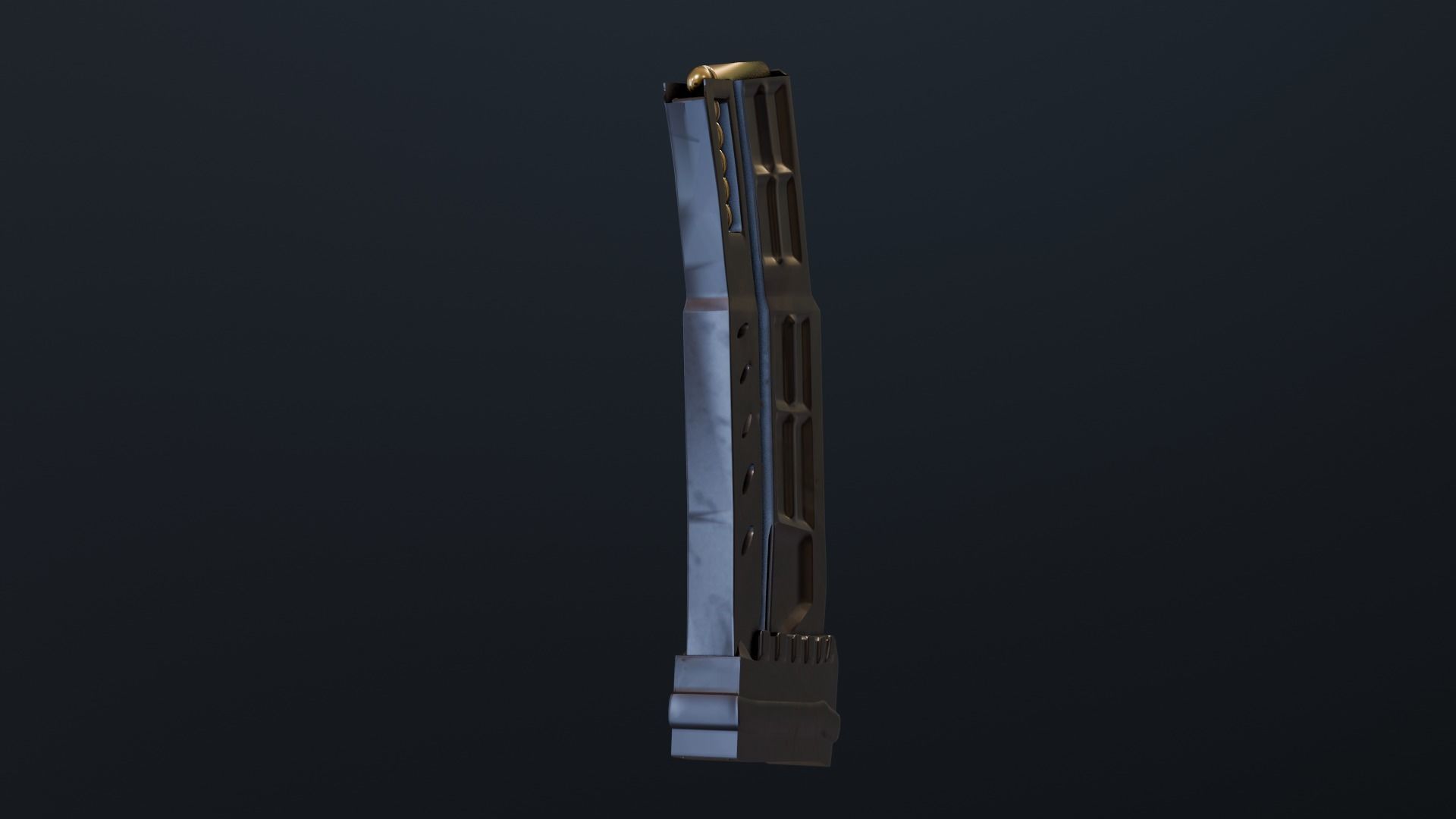 3D gun magazine model 3D model_6