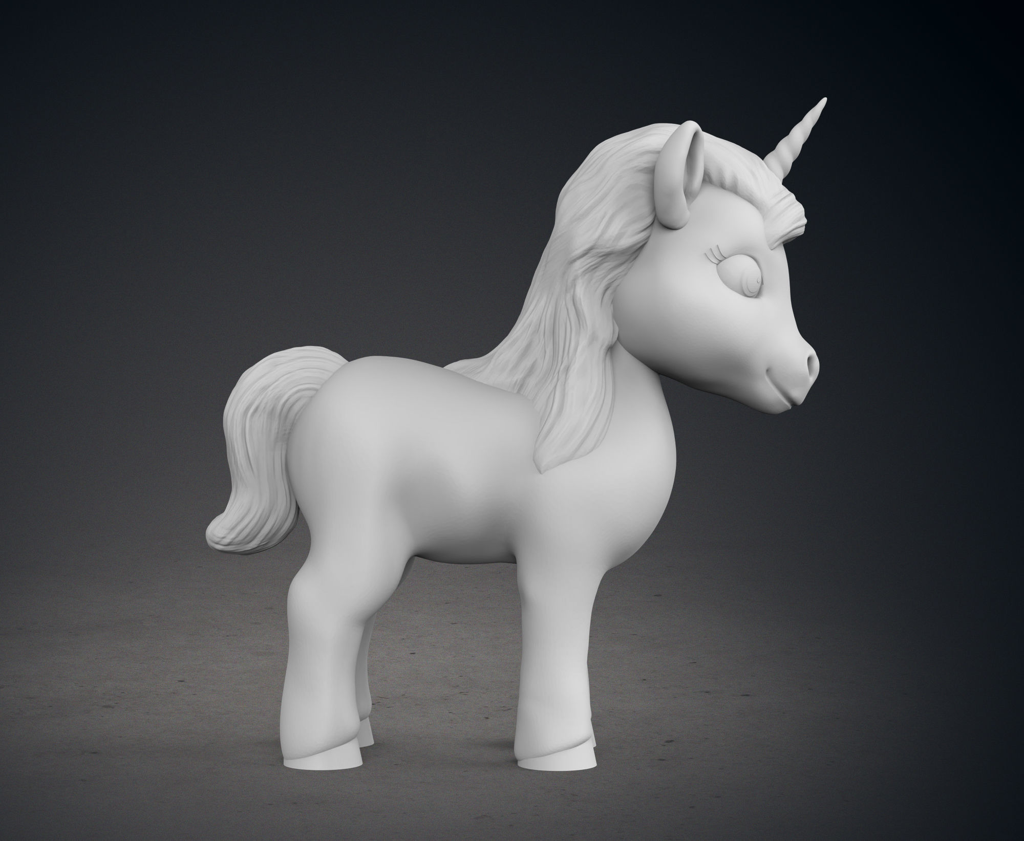 Cute Unicorn 3D print model_8