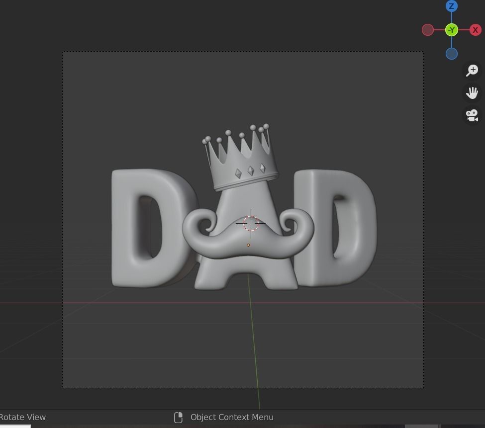 Father Day 3d Illustration  Icon Pack 3D model_19