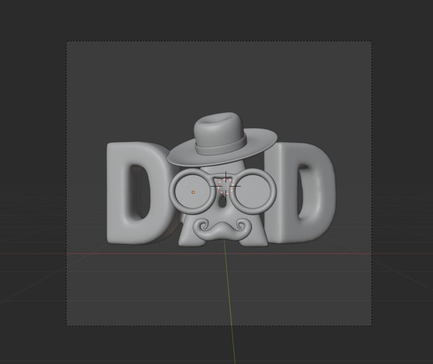 Father Day 3d Illustration  Icon Pack 3D model_22