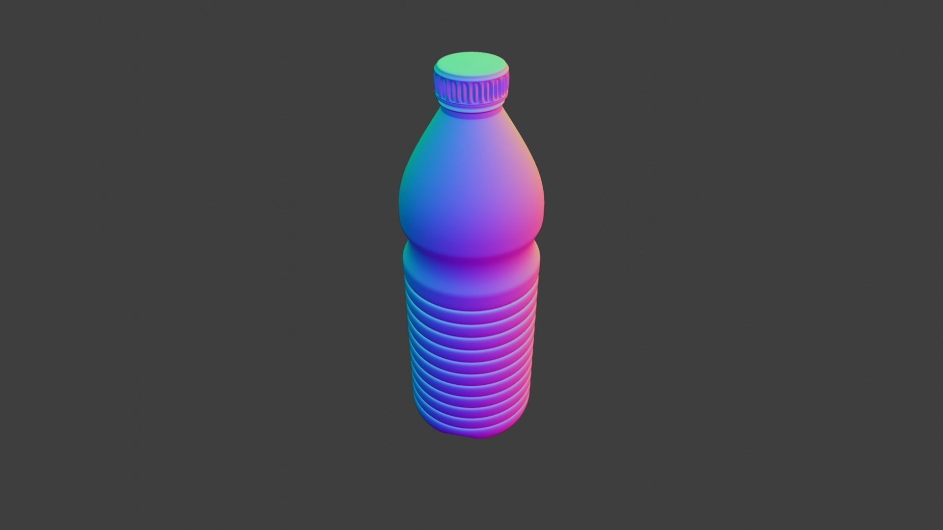 Water Bottle 3D model_2