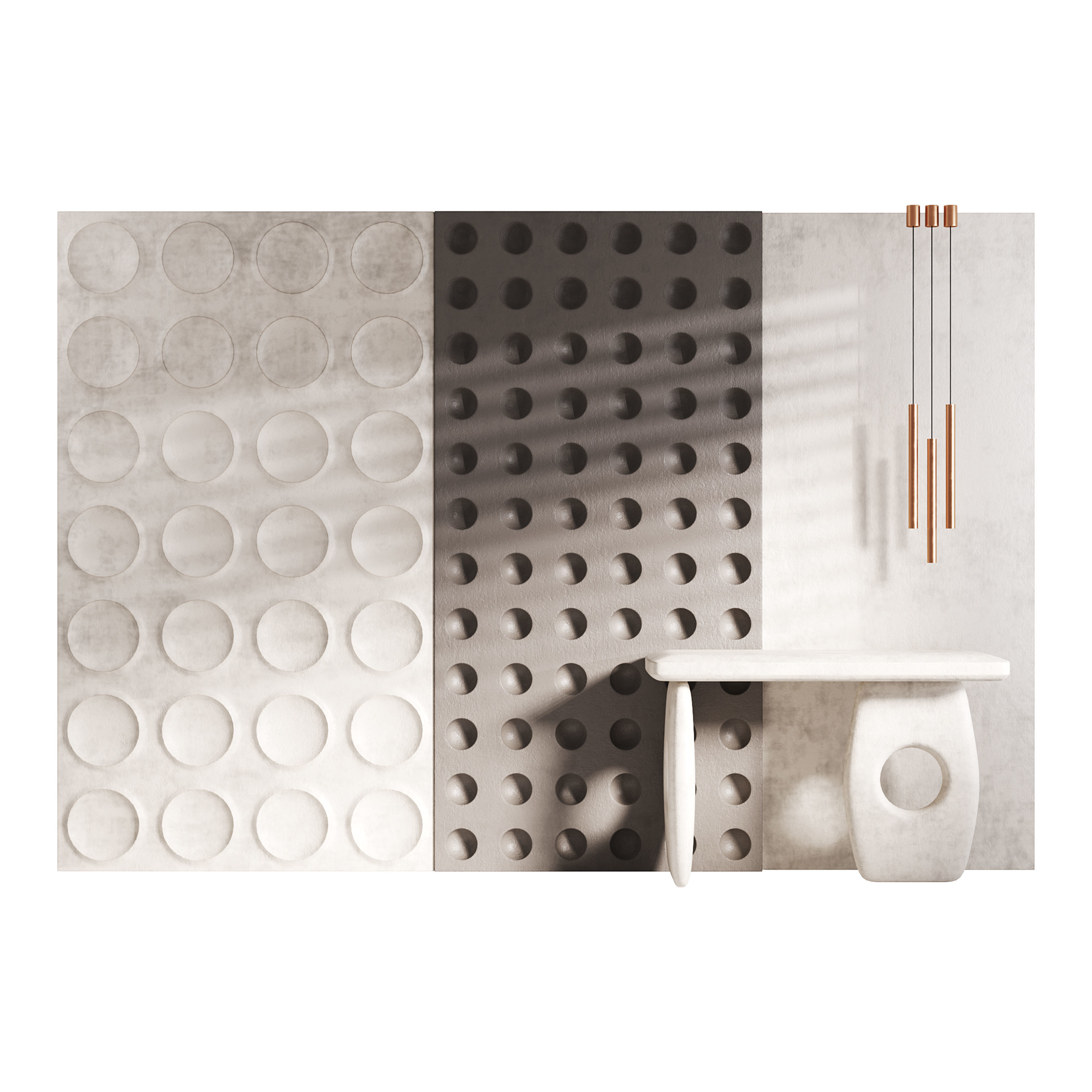 Decorative Wall panel  62 3D model_11