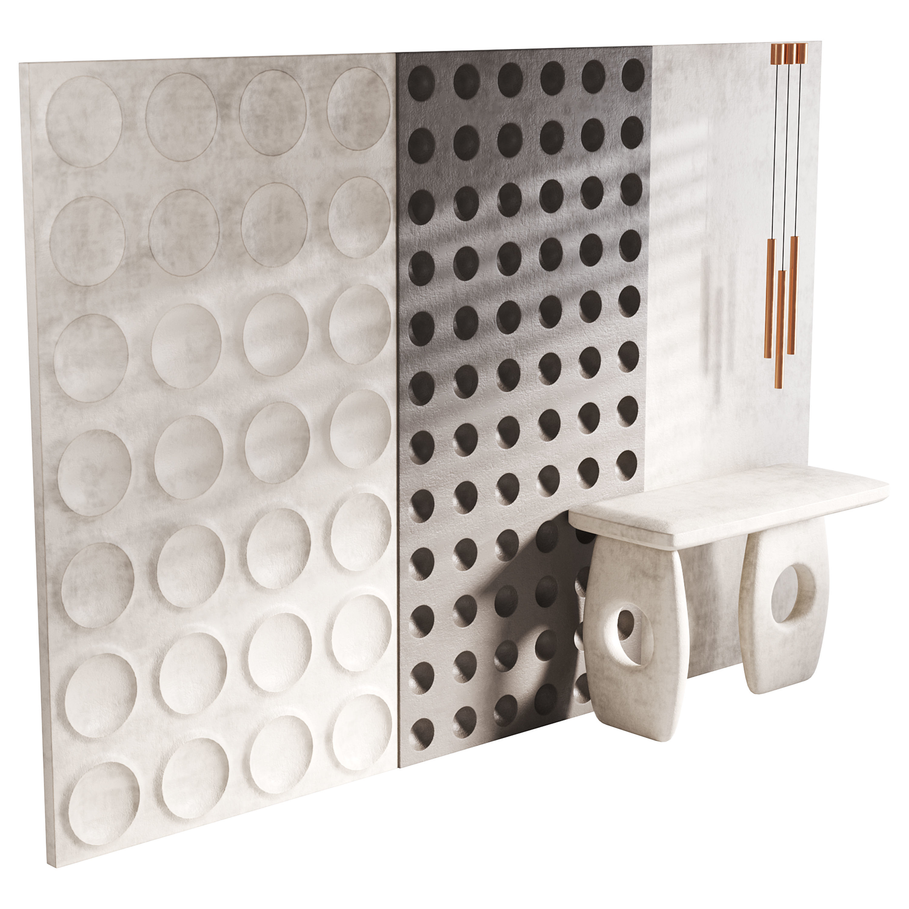 Decorative Wall panel  62 3D model_8