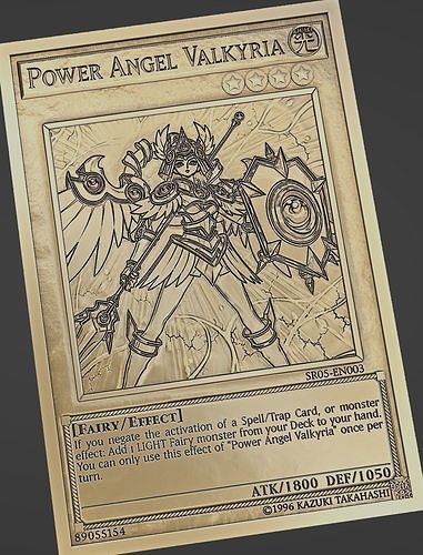 POWER ANGEL VALKYRIA - YU-GI-OH 3D print model