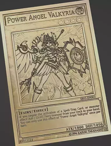 POWER ANGEL VALKYRIA - YU-GI-OH 3D print model