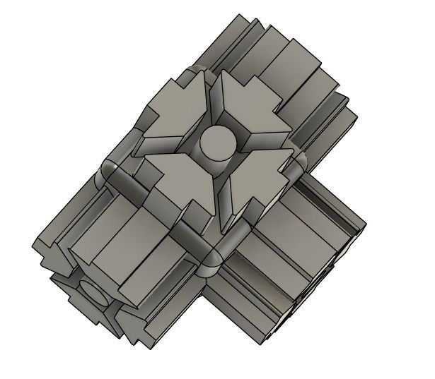 T Bar Printer or Enclosure Parts 3D print model_11