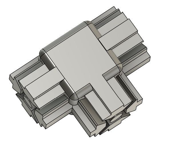 T Bar Printer or Enclosure Parts 3D print model_12