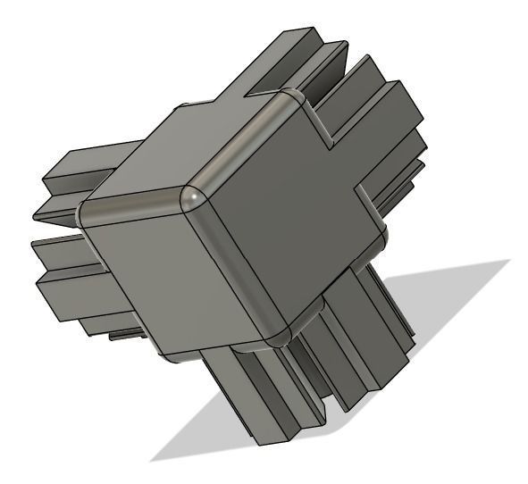 T Bar Printer or Enclosure Parts 3D print model_6