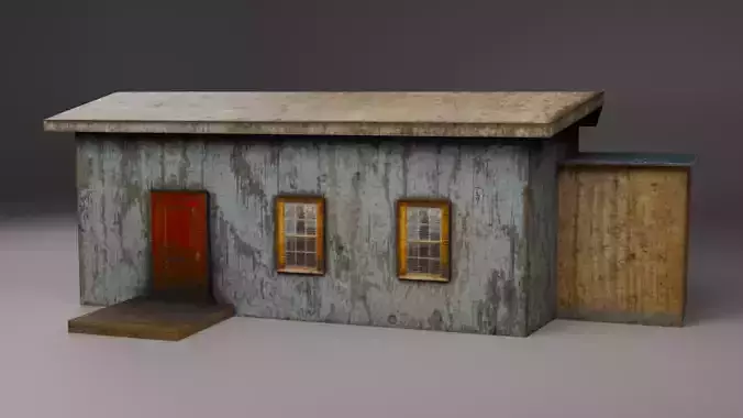 CS House 01 Low-poly 3D model