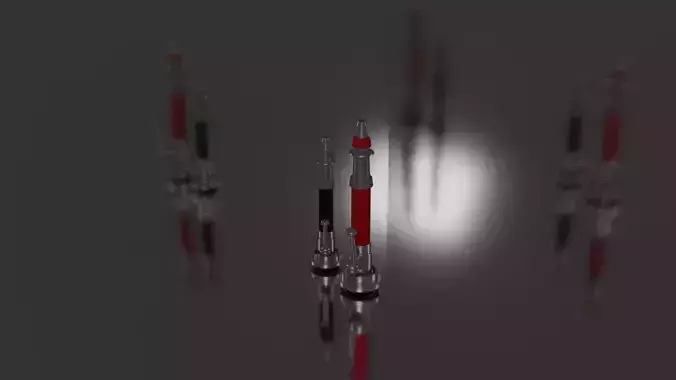 Feuerwehr Strahlrohre Low-poly 3D model
