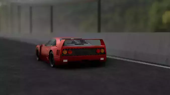 Ferrari F40 3D model