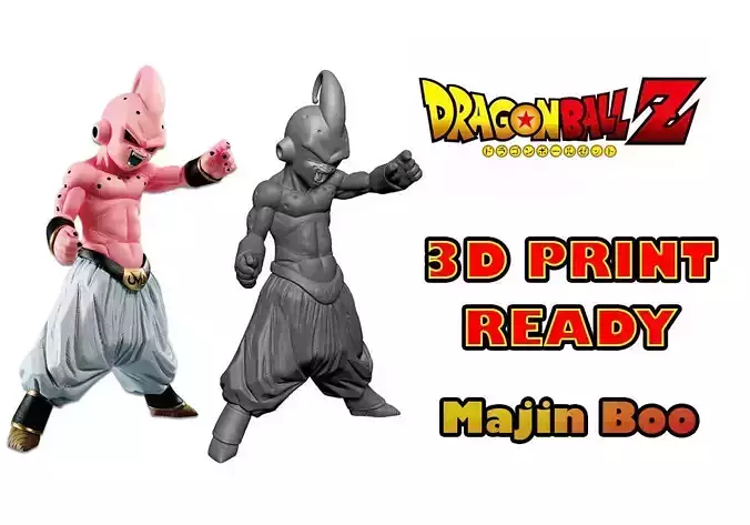 Majin Buu 3rd Form 3D print model