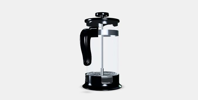UPPHETTA Coffeetea maker 1 Low-poly 3D model 2