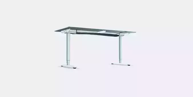 BEKANT Desk sitstand Low-poly 3D model
