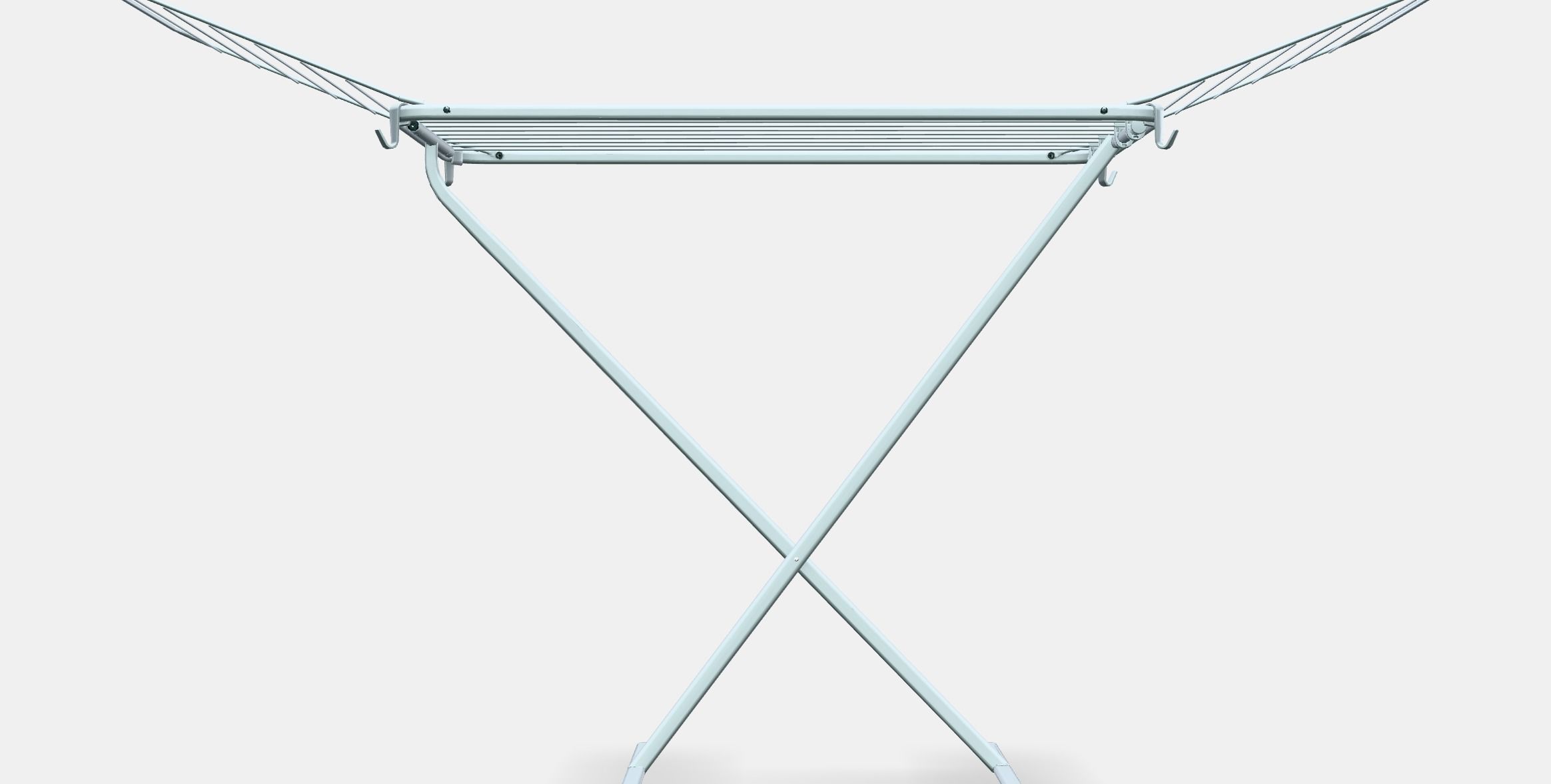 MULIG Drying rack inoutdoor Low-poly 3D model_11