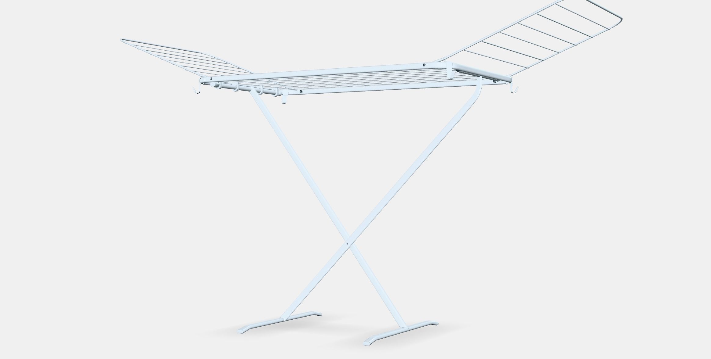 MULIG Drying rack inoutdoor Low-poly 3D model_6