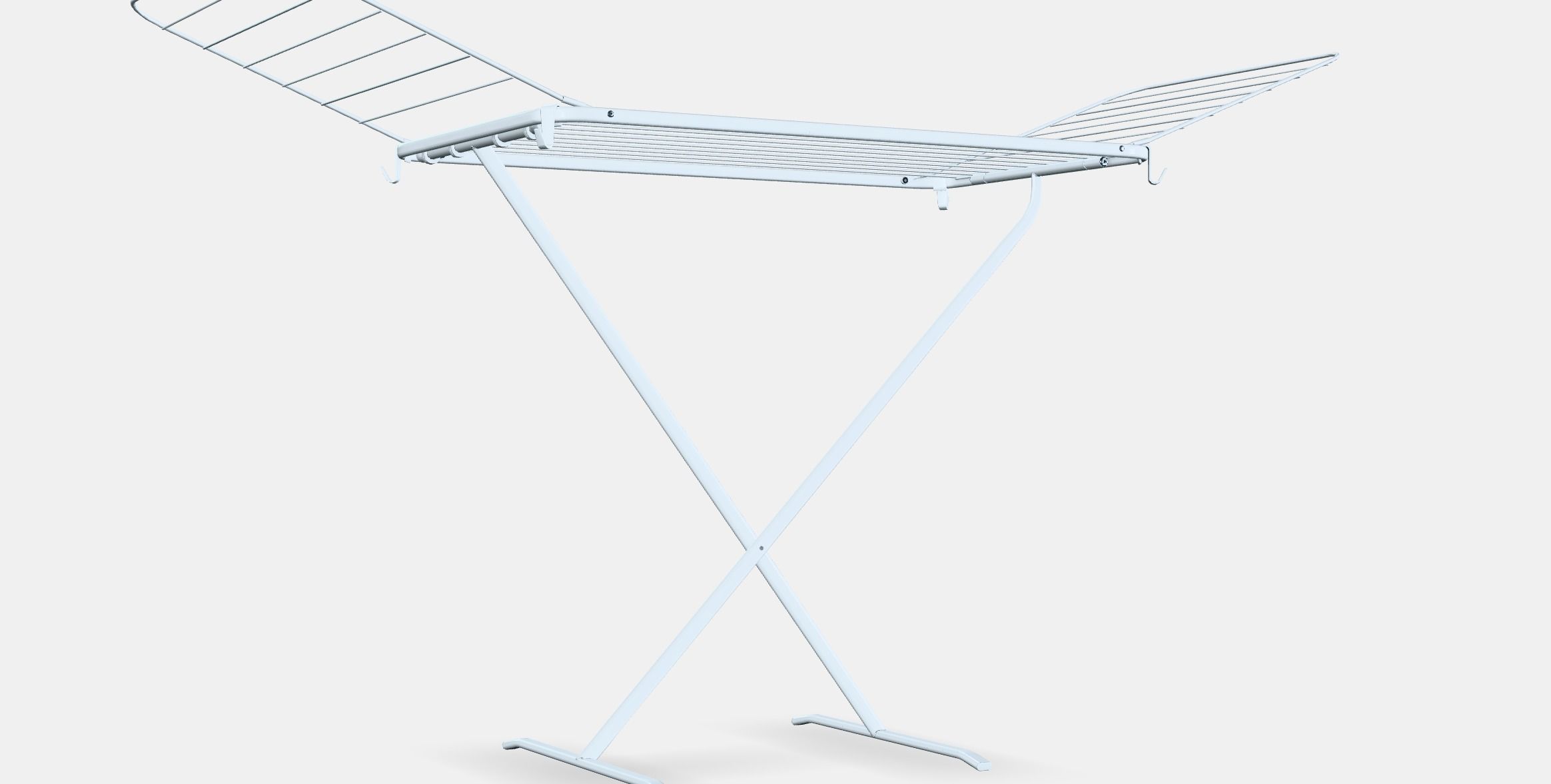 MULIG Drying rack inoutdoor Low-poly 3D model_2