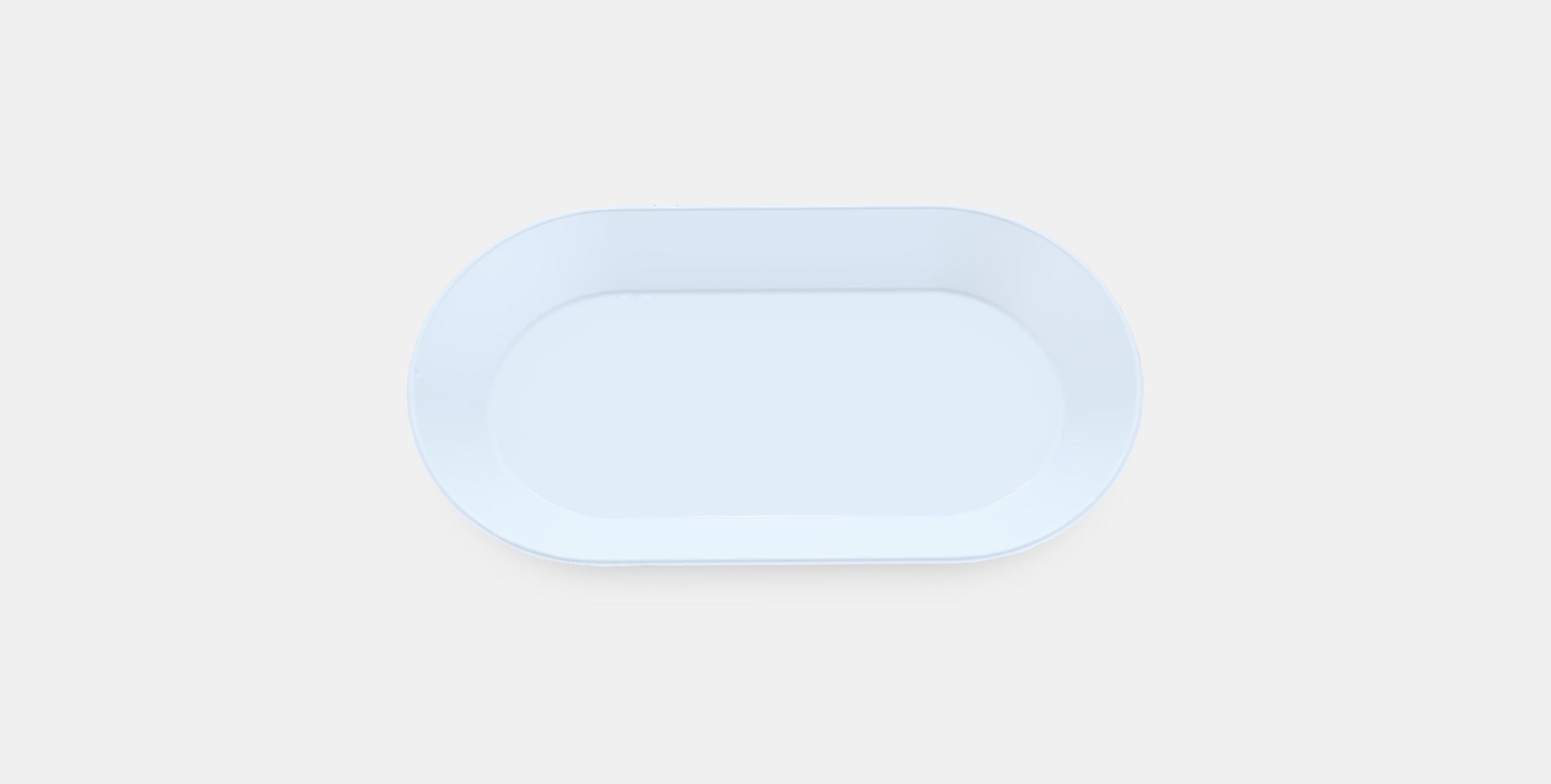 IKEA 365 Serving plate Low-poly 3D model_3