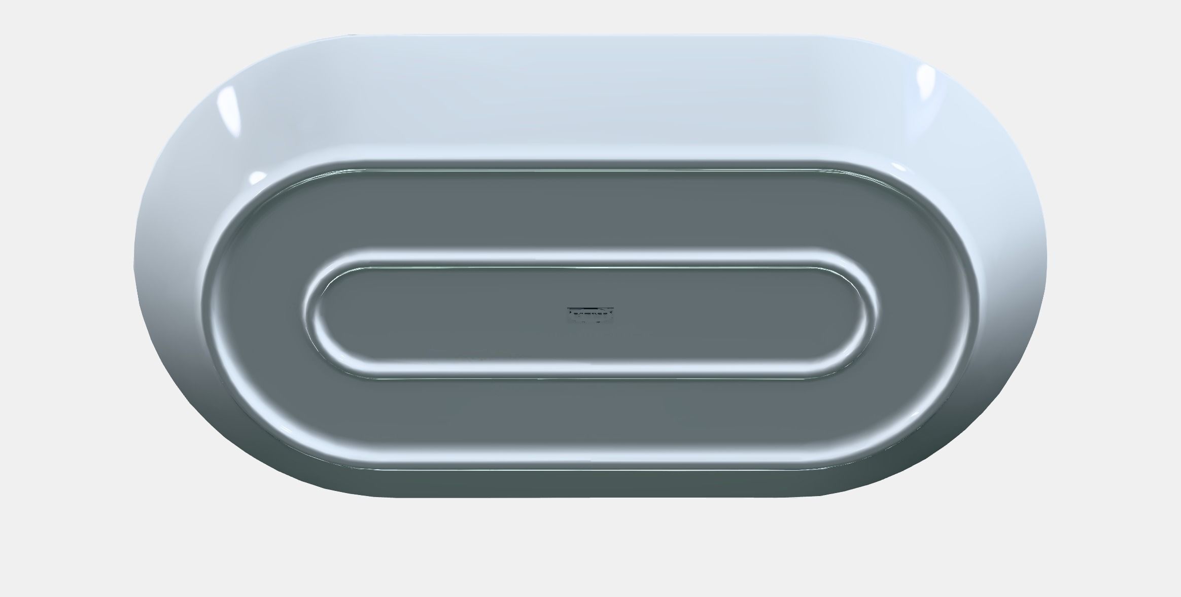 IKEA 365 Serving plate Low-poly 3D model_8