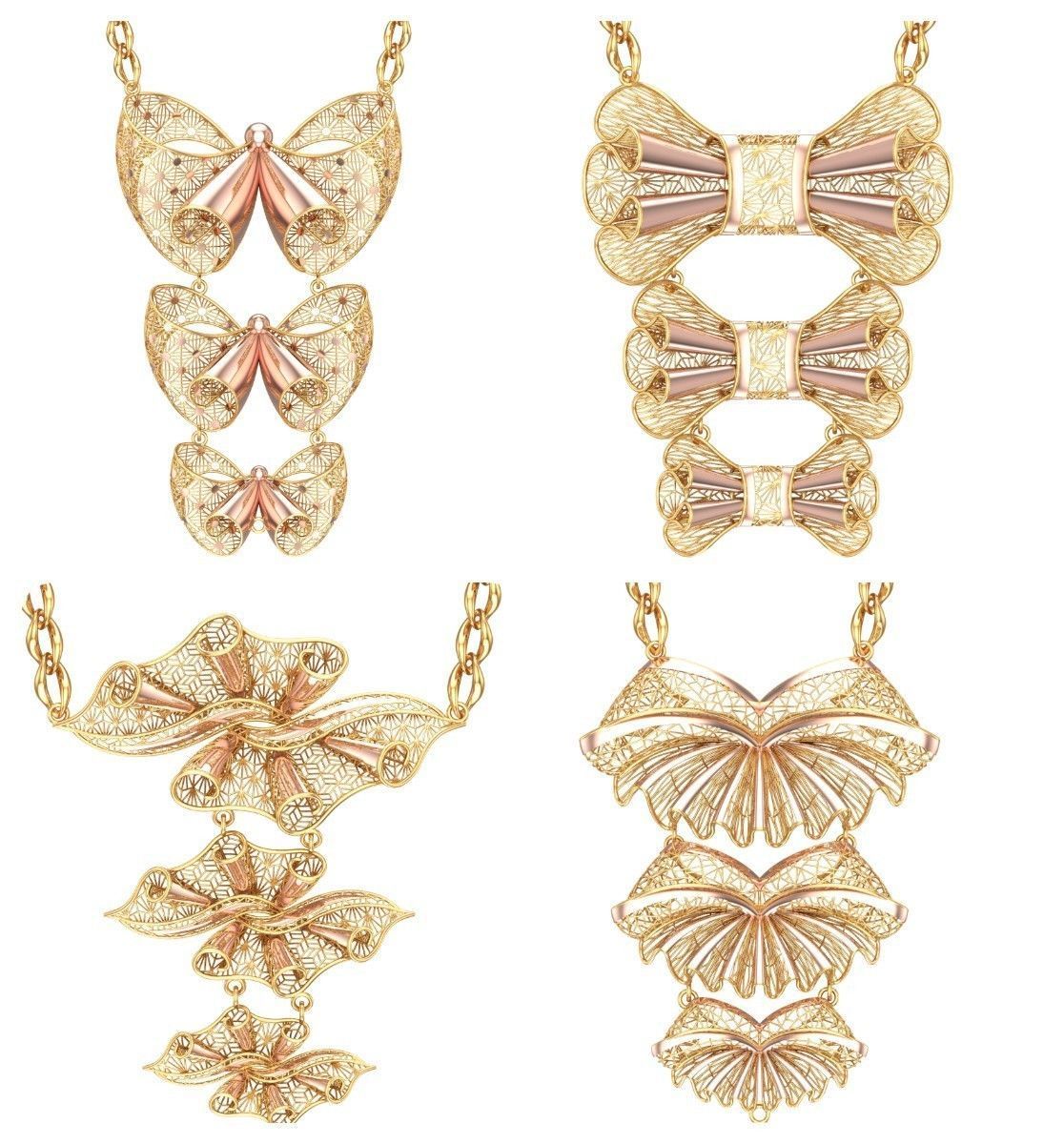 NEW COLLECTION NECKLACE-10 PCS 3D print model_1