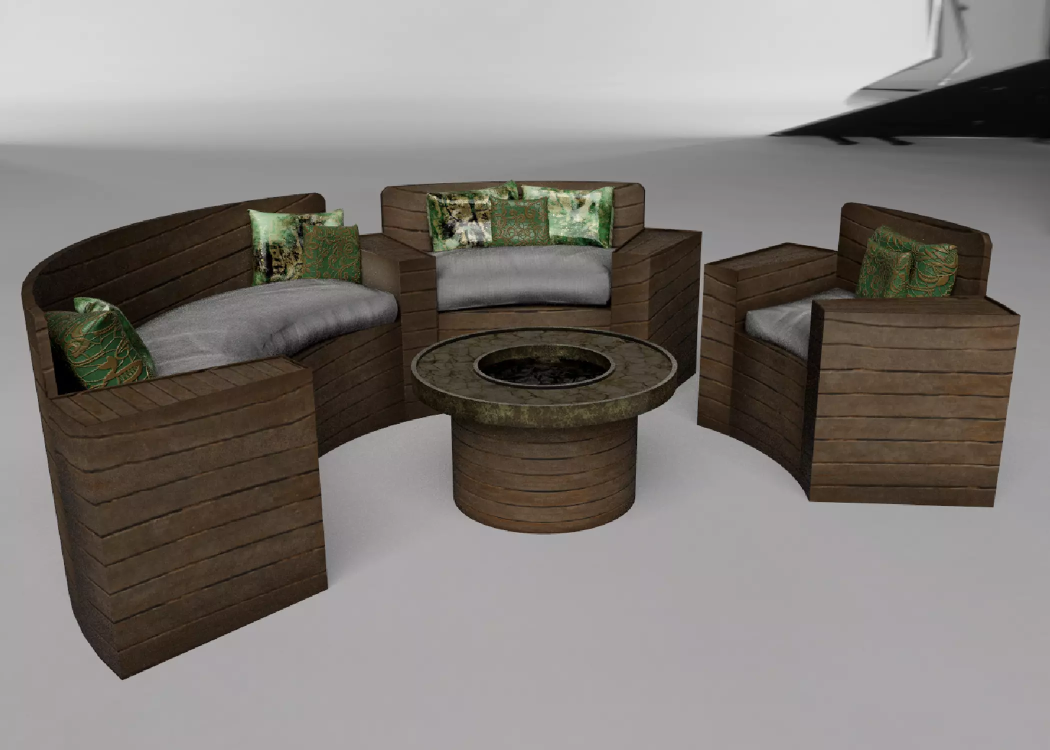 Outdoor Furniture - LL Low-poly 3D model