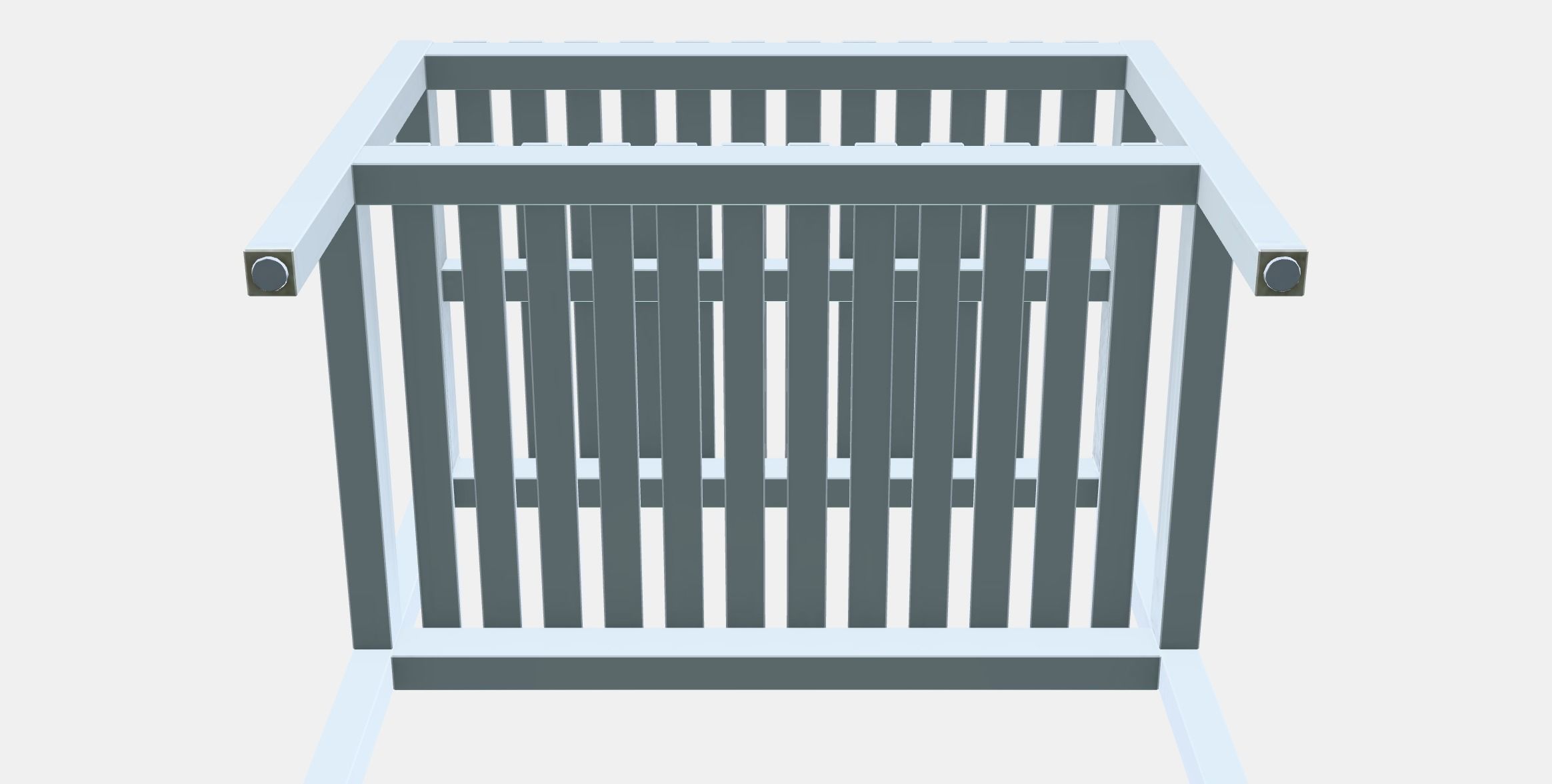 MUSKAN Bench Low-poly 3D model_10