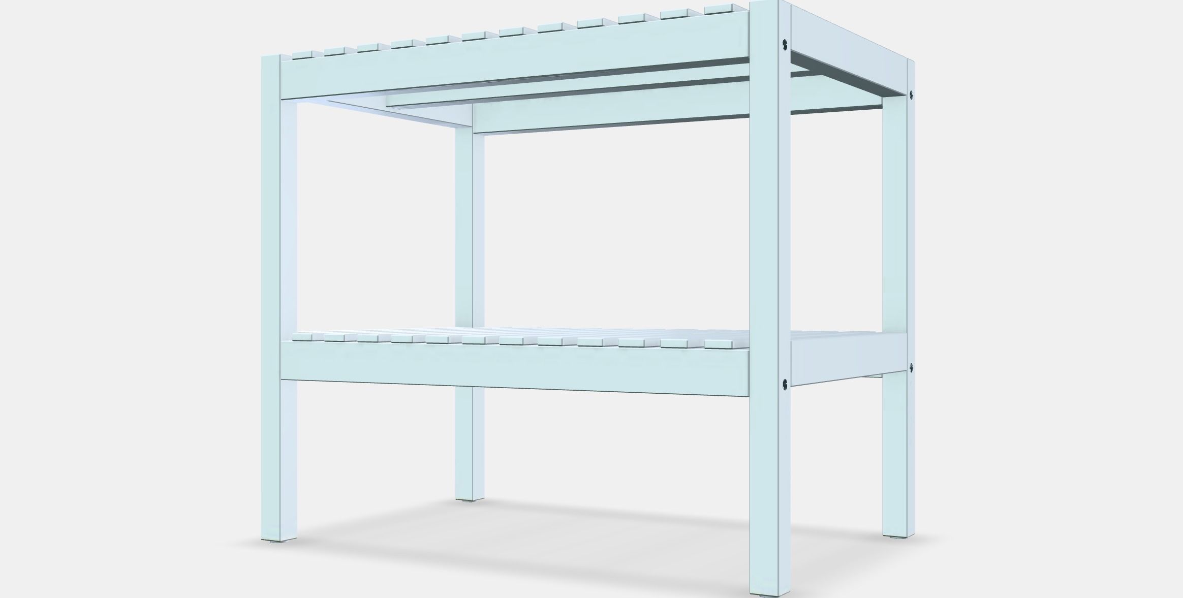 MUSKAN Bench Low-poly 3D model_13