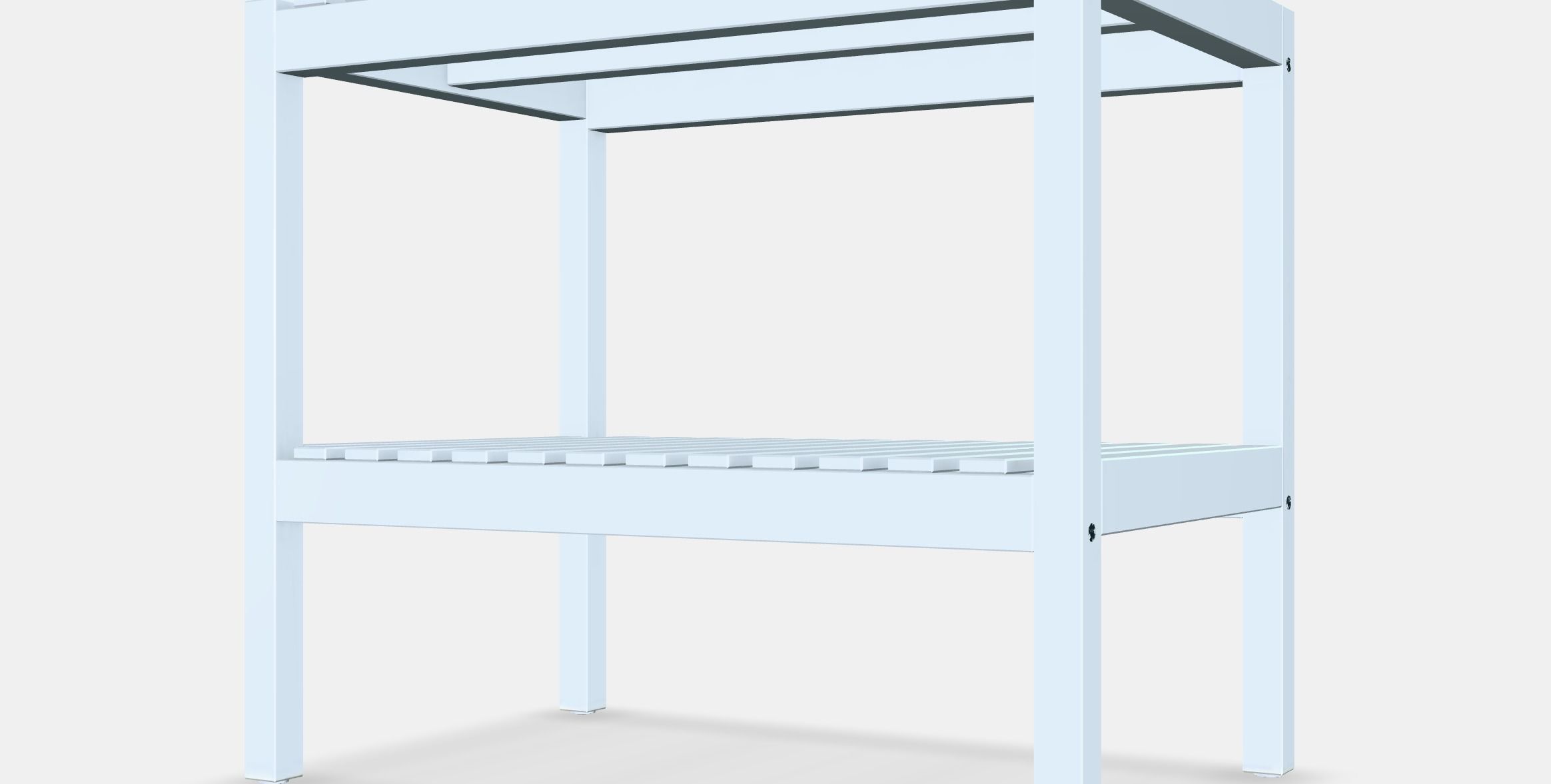 MUSKAN Bench Low-poly 3D model_6