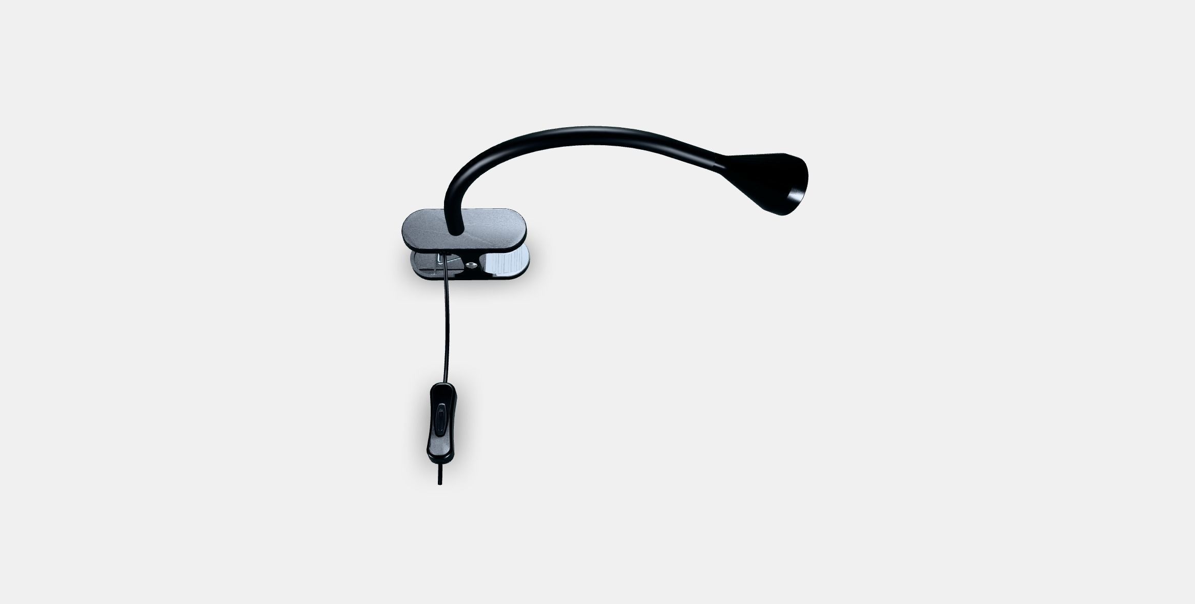 NAVLINGE LED clamp spotlight Low-poly 3D model_3