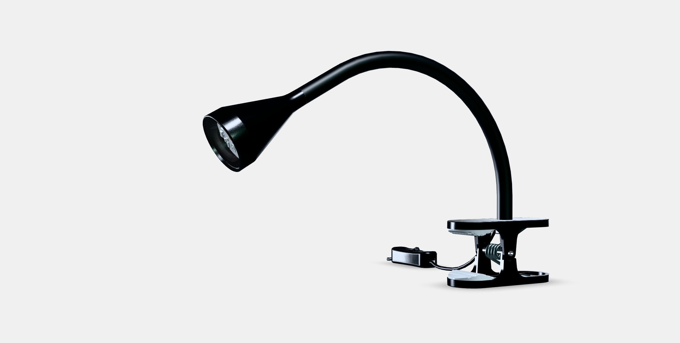 NAVLINGE LED clamp spotlight Low-poly 3D model_9