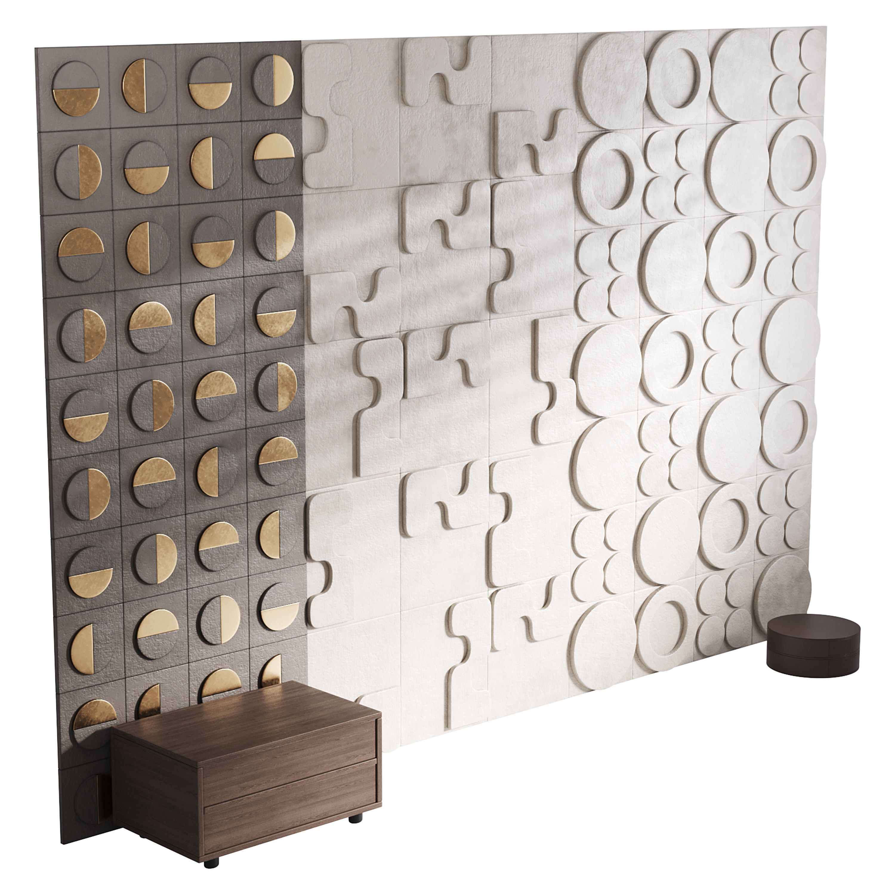 Decorative Wall panel  64 3D model_8