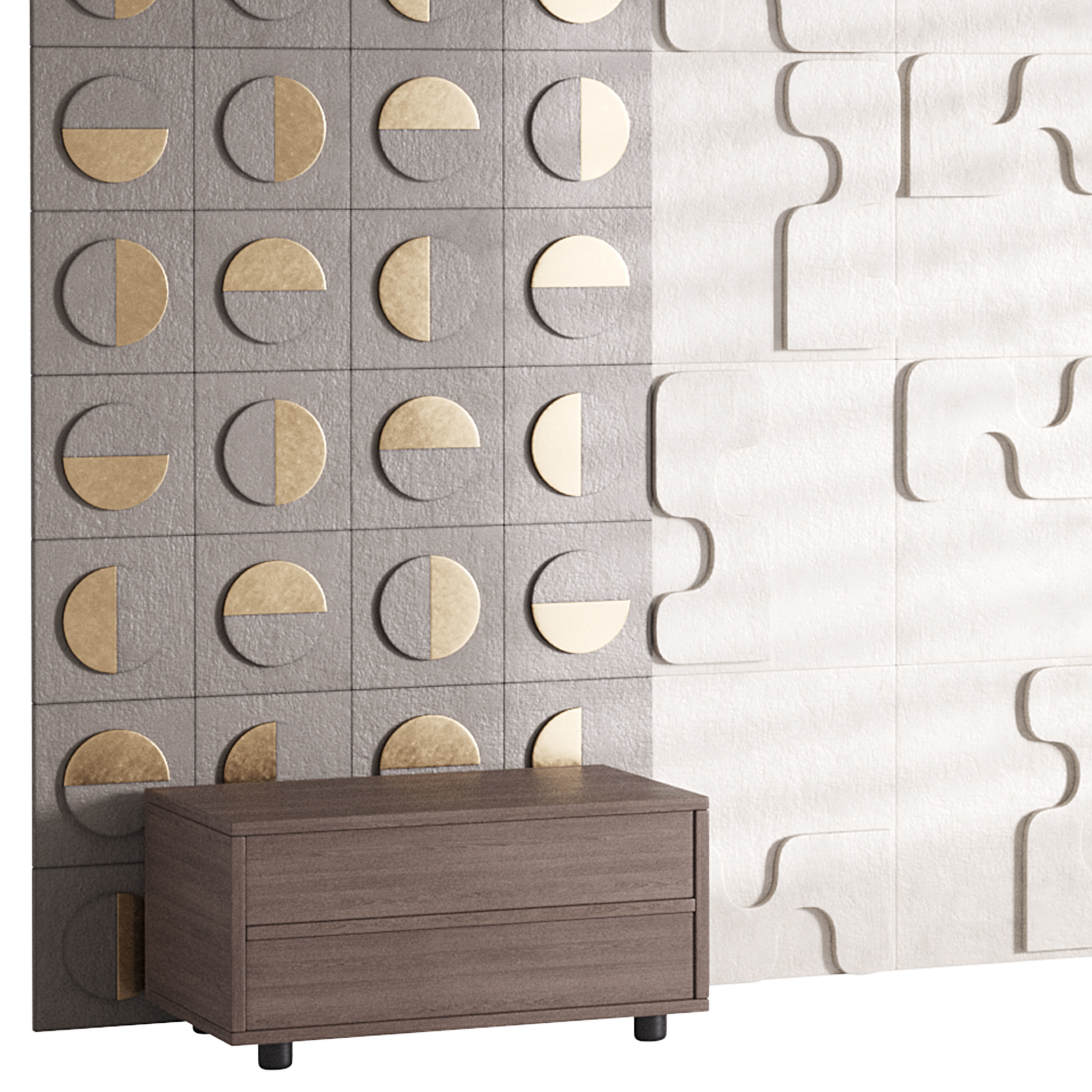 Decorative Wall panel  64 3D model_5